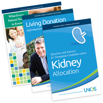 Download free brochures for transplant patients