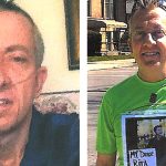 Before and after photos for double-lung transplant recipient Eric