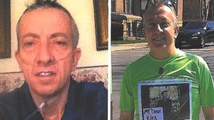 Before and after photos for double-lung transplant recipient Eric